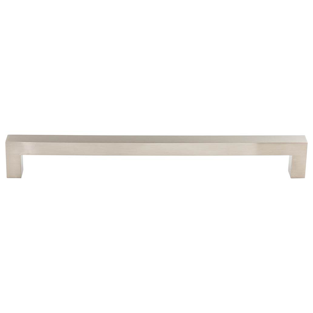 18" Nouveau Square Bar Appliance Pull, Brushed Satin Nickel