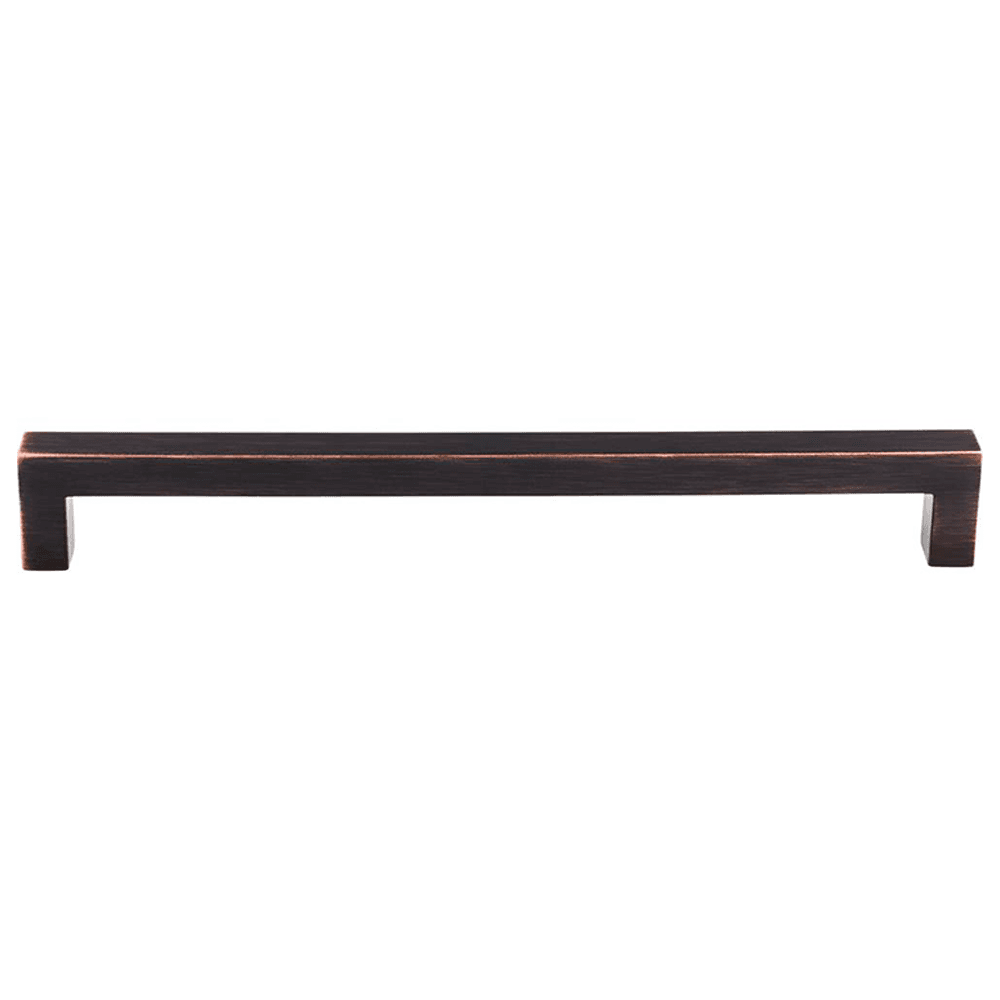 18" Nouveau Square Bar Appliance Pull, Tuscan Bronze