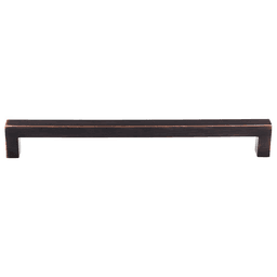 18" Nouveau Square Bar Appliance Pull, Tuscan Bronze