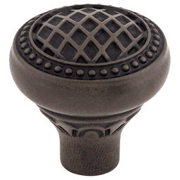 1-5/16" Trevi Round Knob, Patina Rouge