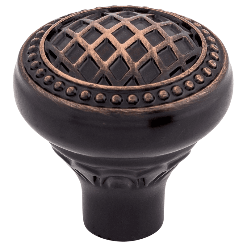 1-5/16" Trevi Round Knob, Tuscan Bronze