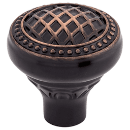 1-5/16" Trevi Round Knob, Tuscan Bronze