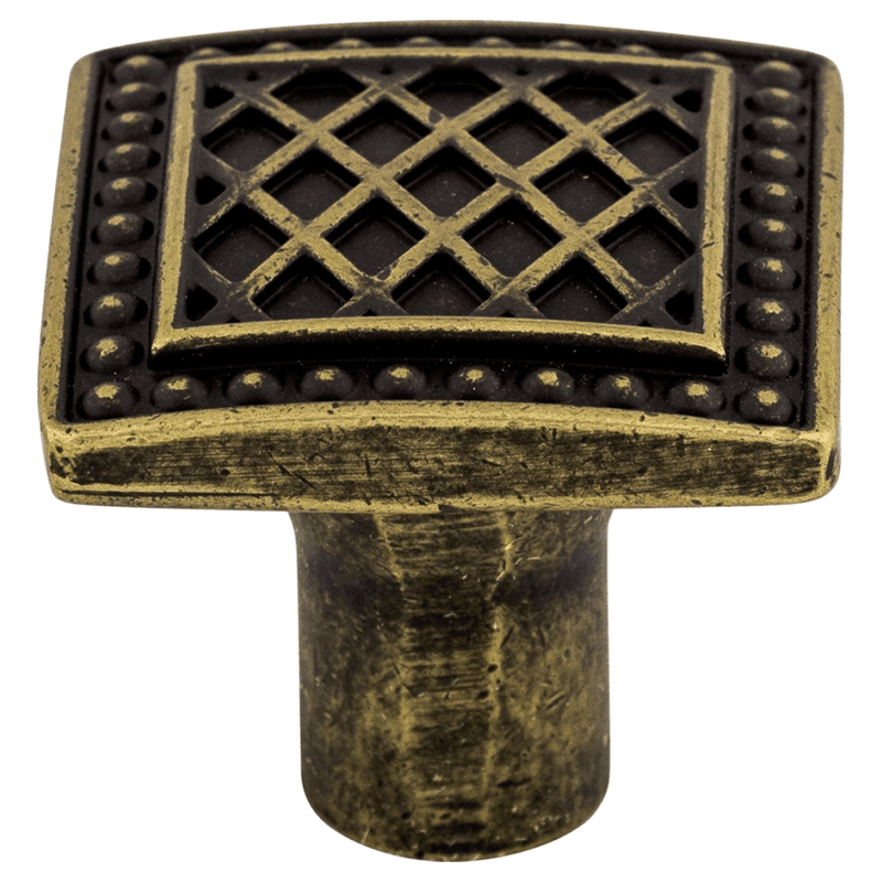 1-1/4" Trevi Square Knob, German Bronze