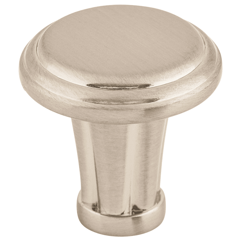 1-1/4" Luxor Knob, Brushed Satin Nickel
