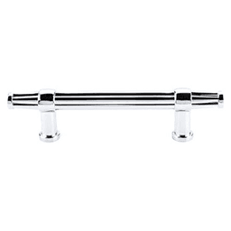 3-3/4" Luxor Bar Pull, Polished Chrome