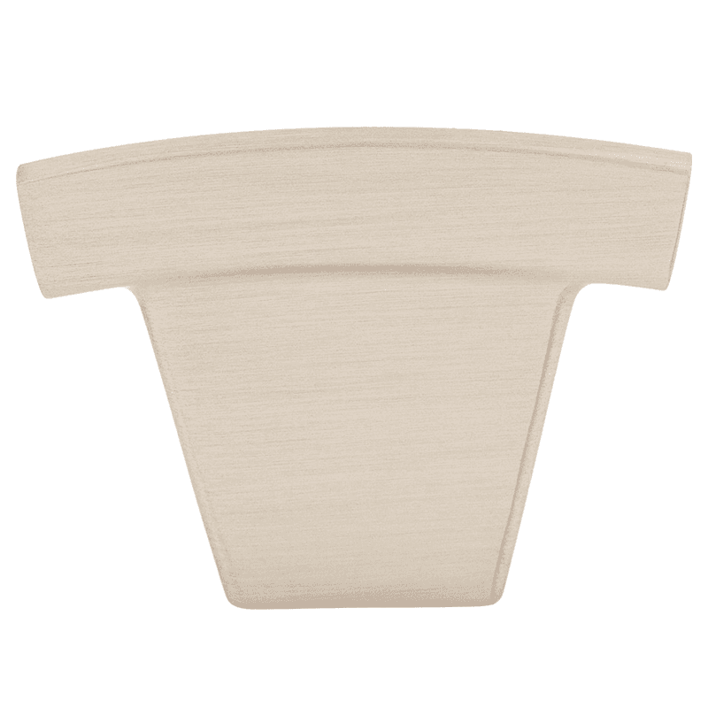 1-1/2" Sanctuary Arched Knob, Brushed Satin Nickel