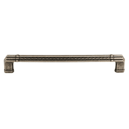 18" Tower Bridge Appliance Pull, Pewter Antique
