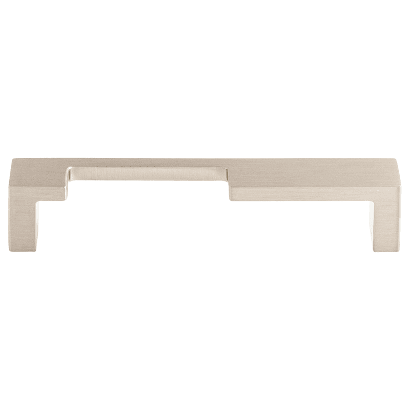5" Sanctuary II Modern Metro Notch Pull A, Brushed Satin Nickel