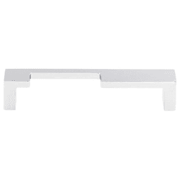 5" Sanctuary II Modern Metro Notch Pull, Polished Chrome
