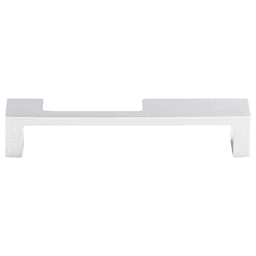 5" Sanctuary II Modern Metro Notch Pull, Polished Chrome