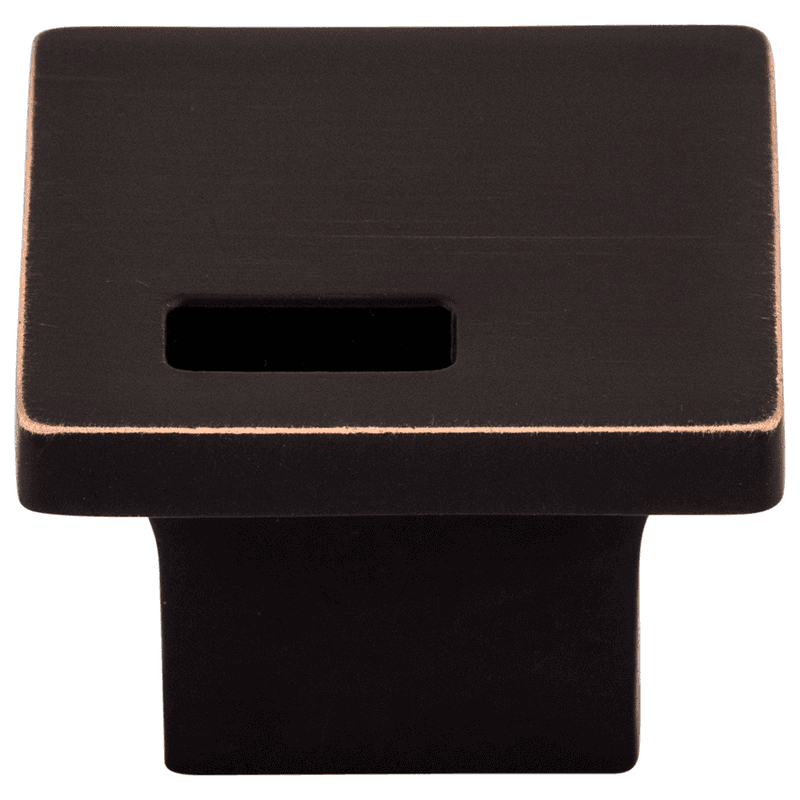 1-1/4" Sanctuary II Modern Metro Slot Knob, Tuscan Bronze