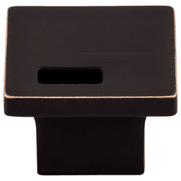 1-1/4" Sanctuary II Modern Metro Slot Knob, Tuscan Bronze
