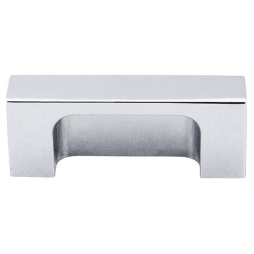 2" Sanctuary II Modern Metro Tab Pull, Polished Chrome