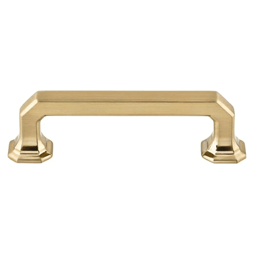 3-3/4" Chareau Emerald Pull, Honey Bronze