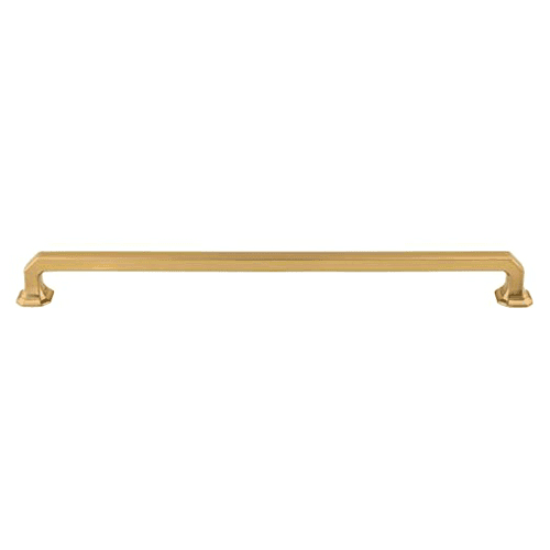 12" Chareau Emerald Pull, Honey Bronze