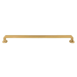 12" Chareau Emerald Pull, Honey Bronze