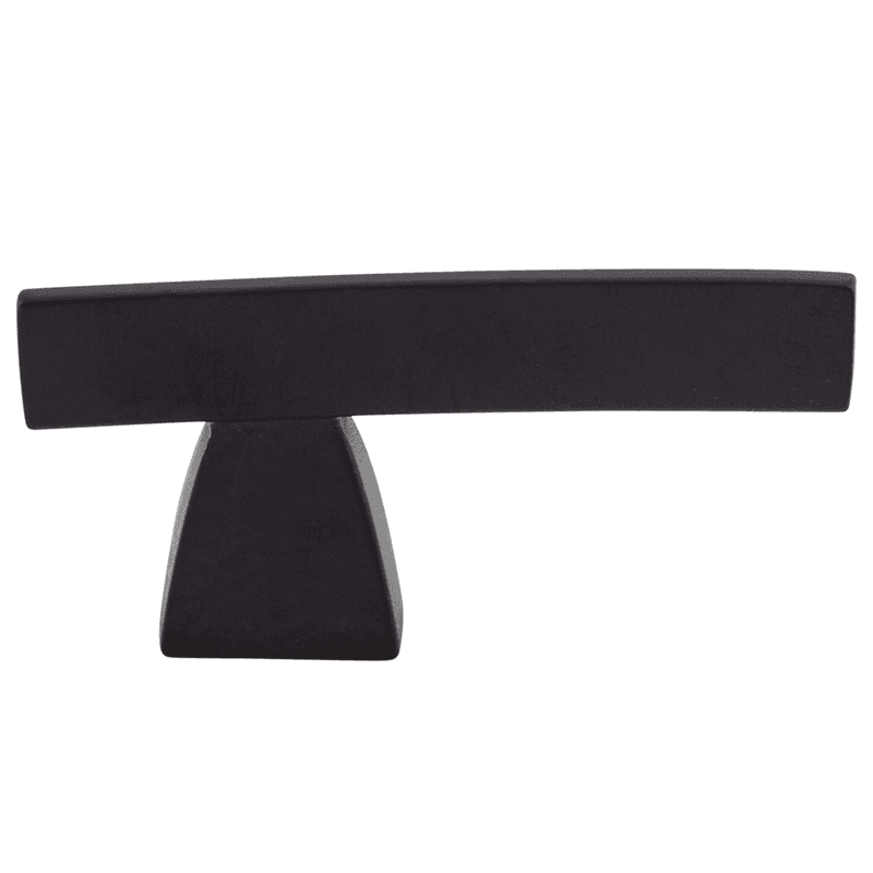2-1/2" Sanctuary Arched Knob, Flat Black