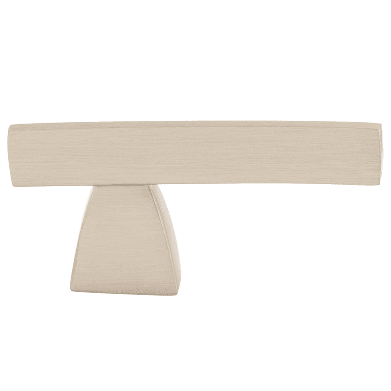 2-1/2" Sanctuary Arched Knob, Brushed Satin Nickel