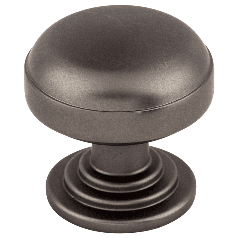 1-1/4" Ellis Round Knob, Ash Gray