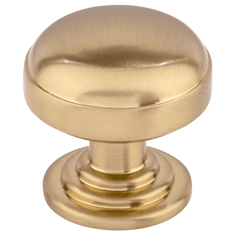 1-1/4" Ellis Round Knob, Honey Bronze