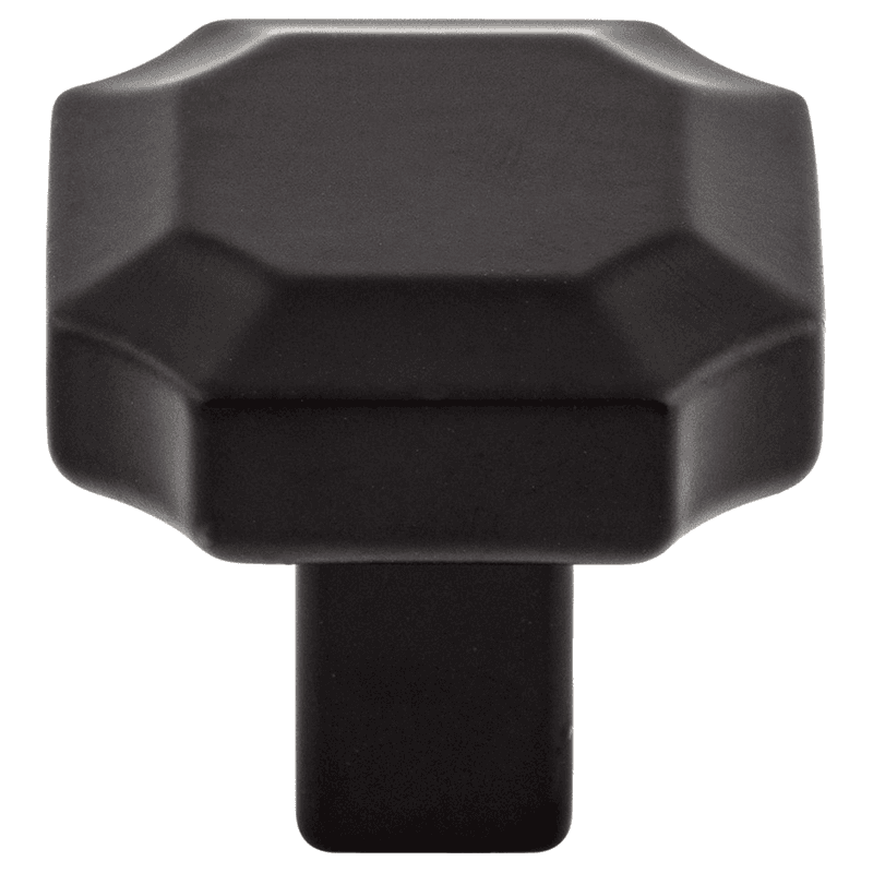 1-1/4" Ellis Davenport Knob, Flat Black