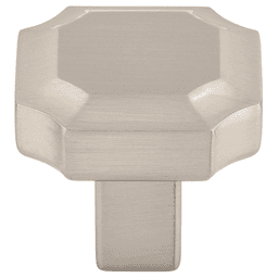 1-1/4" Ellis Davenport Knob, Brushed Satin Nickel