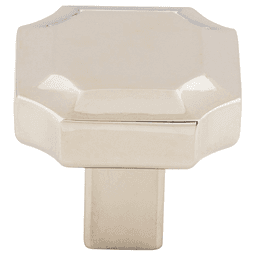 1-1/4" Ellis Davenport Knob, Polished Nickel