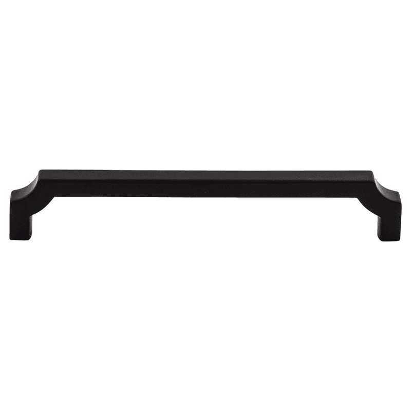 6-5/16" Ellis Davenport Pull, Flat Black