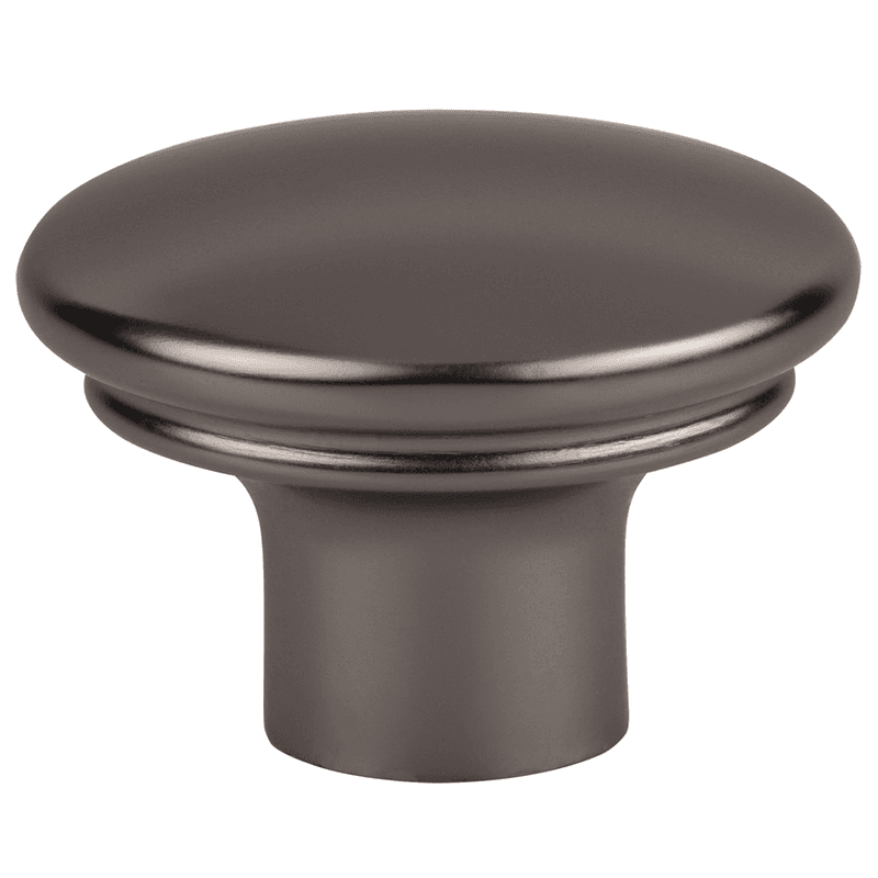 1-3/8" Ellis Julian Oval Knob, Ash Gray