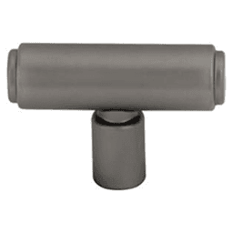 2" Regent's Park Clarence T-Knob, Ash Gray