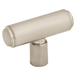2" Regent's Park Clarence T-Knob, Brushed Satin Nickel
