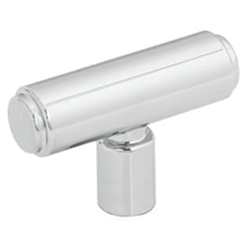 2" Regent's Park Clarence T-Knob, Polished Chrome