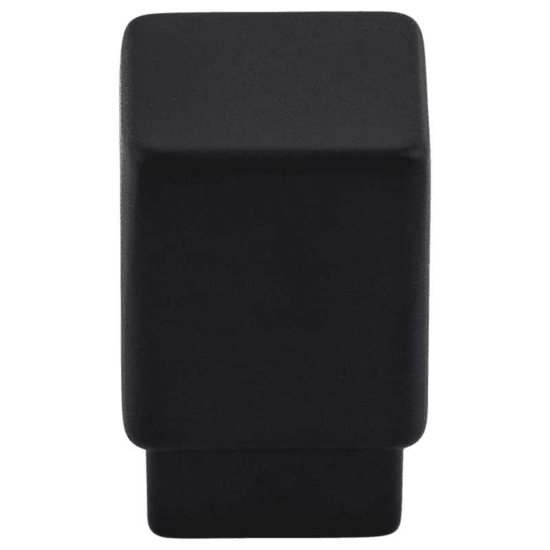 3/4" Sanctuary Tapered Square Knob, Flat Black