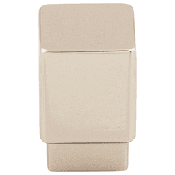 3/4" Sanctuary Tapered Square Knob, Polished Nickel