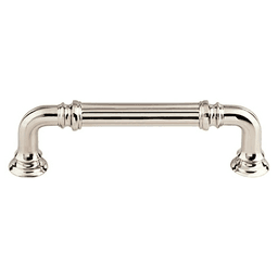 3-3/4" Chareau Reeded Pull, Polished Nickel