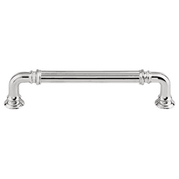 5" Chareau Reeded Pull, Polished Chrome