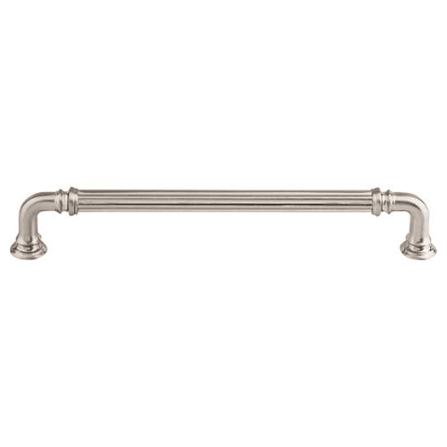 7" Chareau Reeded Pull, Brushed Satin Nickel
