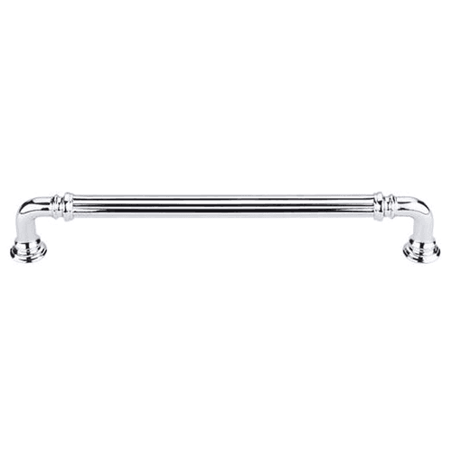 7" Chareau Reeded Pull, Polished Chrome