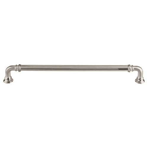 9" Chareau Reeded Pull, Brushed Satin Nickel