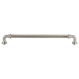 9" Chareau Reeded Pull, Brushed Satin Nickel