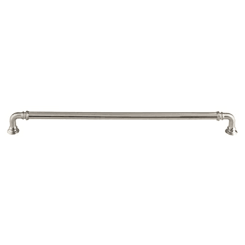 12" Chareau Reeded Pull, Brushed Satin Nickel