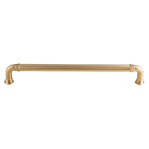 18" Chareau Reeded Appliance Pull, Honey Bronze
