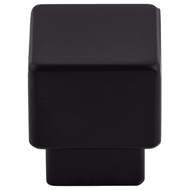 1" Sanctuary Tapered Square Knob, Flat Black