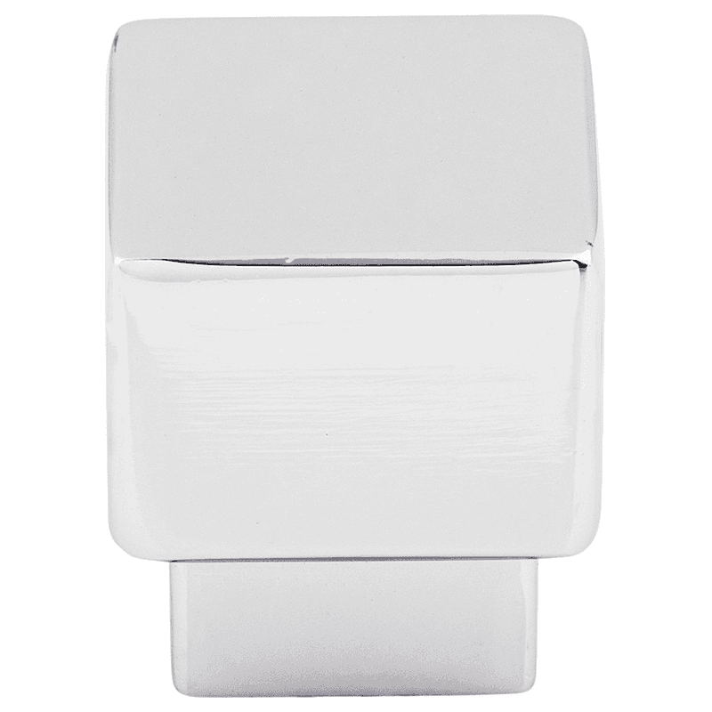 1" Sanctuary Tapered Square Knob, Polished Chrome