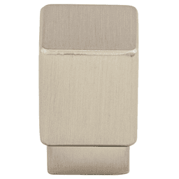 1" Sanctuary Tapered Square Knob, Polished Nickel