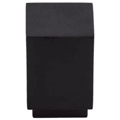 3/4" Sanctuary Linear Square Knob, Flat Black