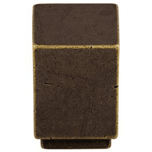3/4" Sanctuary Linear Square Knob, German Bronze