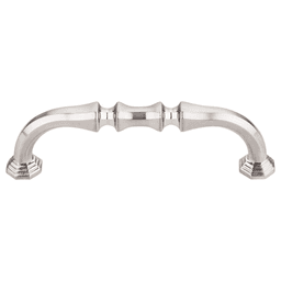 3-3/4" Chareau Chalet Pull, Brushed Satin Nickel