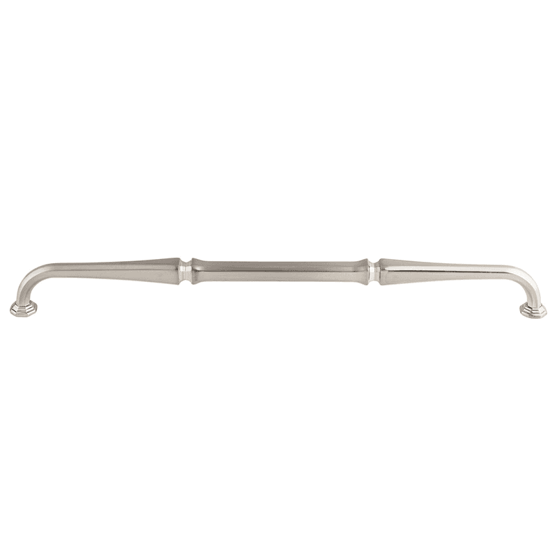 12" Chareau Chalet Pull, Brushed Satin Nickel