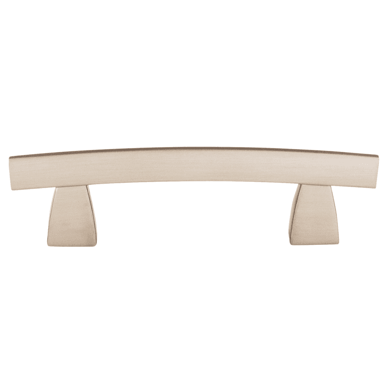 3" Sanctuary Arched Pull, Brushed Satin Nickel